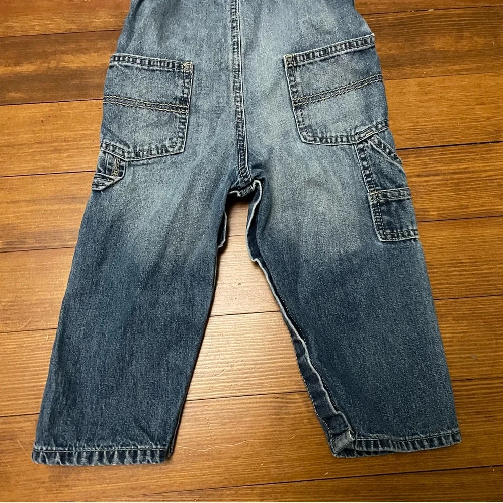 OshKosh B'gosh Blue Denim Kids Overalls Size 24 Months